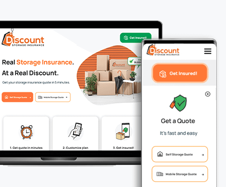 ThinkBound's Toronto web application for Discount Storage Insurance
