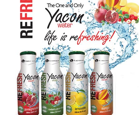 Yacon Water Bottle Package Design