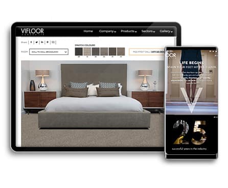ThinkBound's web application for Vifloor in Toronto