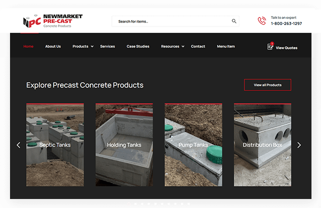 newmarket-precast-Toronto-Web-Design-Thinkbound-1